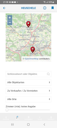 Android application HEUSCHELE Immobilien screenshort