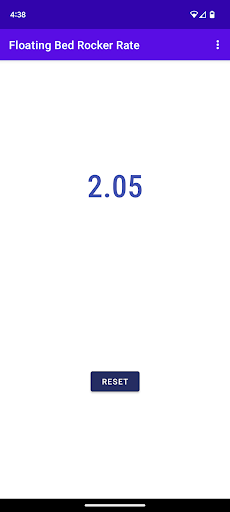 Android application Floating Bed Swing Timer screenshort