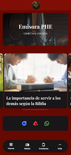 Android application Emisora PHE screenshort