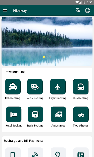 Android application Niceway screenshort