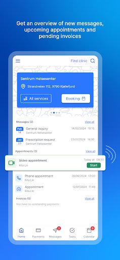 Android application PatientSky screenshort