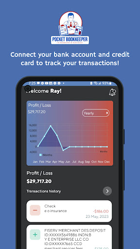 Android application Pocketbookkeeper screenshort