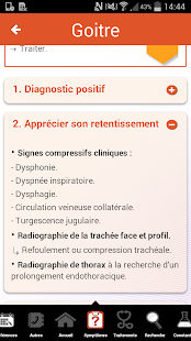 Diagnostics & thérapeutique Screenshot