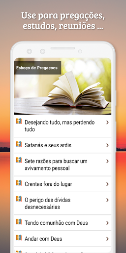 Android application Esboço de Pregaçoes screenshort