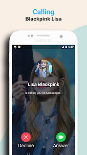 Blackpink Lisa chat falso