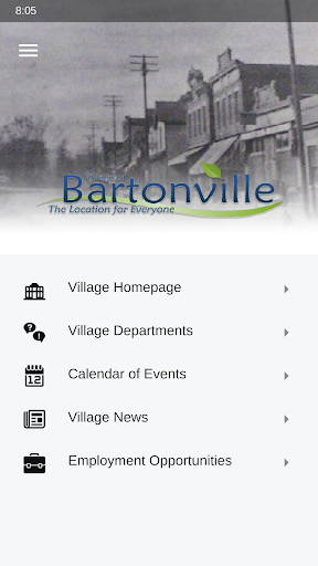 Android application My Bartonville screenshort