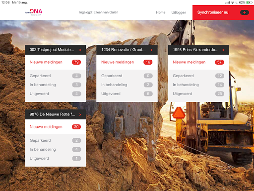 Android application BouwKwaliteit screenshort