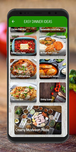 Android application 789Club App Easy dinner ideas screenshort