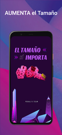 Android application El Tamaño sí Importa screenshort