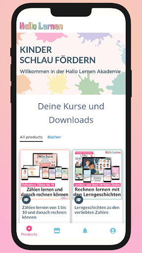 Android application Hallo Lernen screenshort