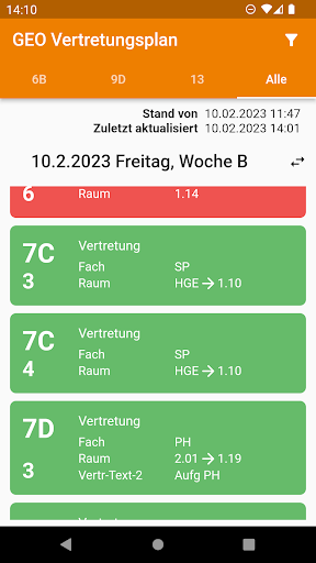 Anteprima dell'app