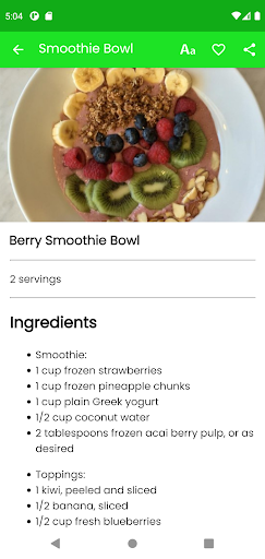 Smoothie Bowl Recipes