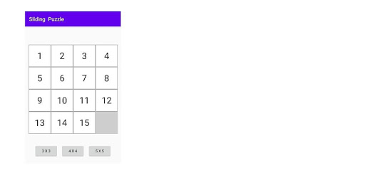 Sliding Puzzle Screen 2