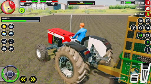 Indian Tractor Farming 3D Game 3