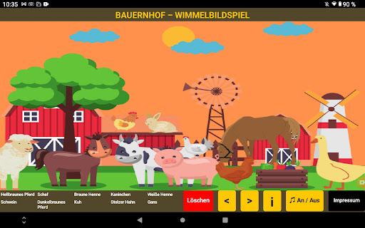 Bauernhof Wimmelbildspiel Screen 3