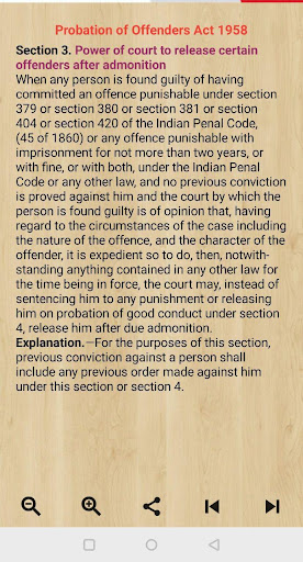 Probation of Offenders Act 195 Screenshot 2 - AppWisp.com
