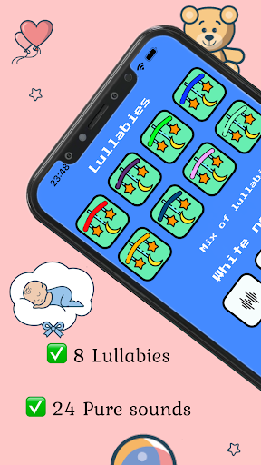 Android application White noise: baby sleep screenshort