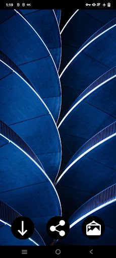 Android application Blue Wallpapers screenshort