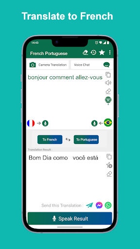 French Portuguese Translator Screen 2