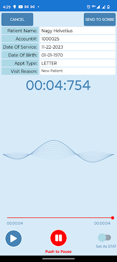 vScribe by Transdyne Screen 2