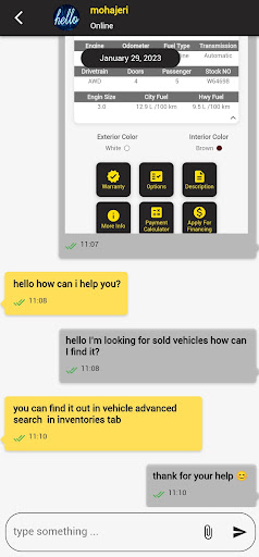Android application Autohouse screenshort