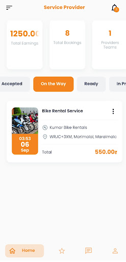 Get4Fix Service Providers Screen 2