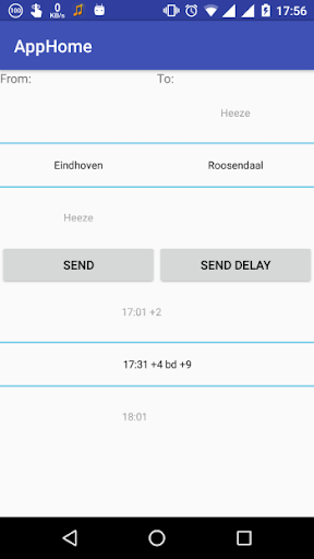 Android application AppHome screenshort