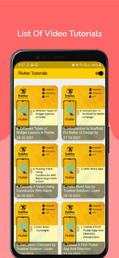 E-Learning App Screen 3