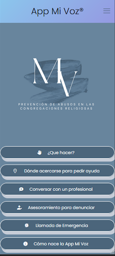 Android application App Mi Voz screenshort