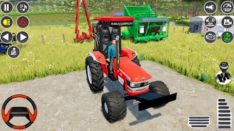 Modern Farmer Tractor Game 3D