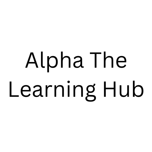 Alpha - The Learning Hub logo