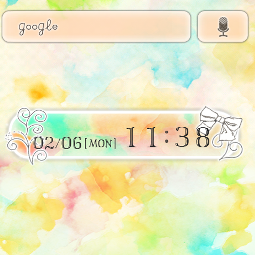 マーブル　可愛い壁紙きせかえ logo