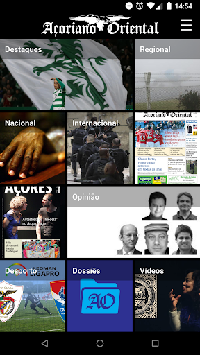 Android application Açoriano Oriental screenshort