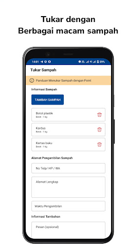 KSM BIMA - Bank Sampah Screen 3