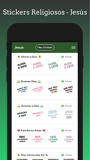Android application Sticker Religion Jesus Biblia screenshort