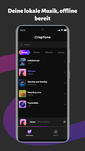CrispTone: Offline-Musik screenshot 1