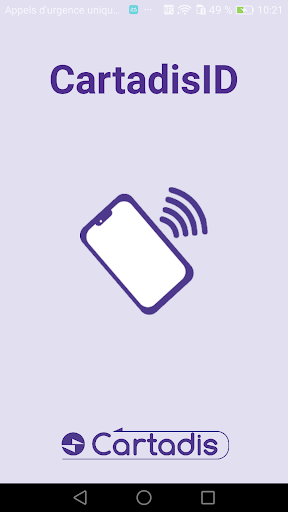 Android application CartadisID screenshort