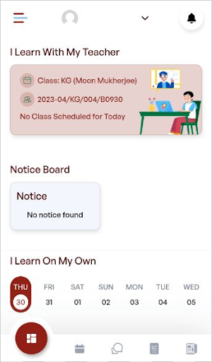 Android application Don Bosco Bandel - Student App screenshort
