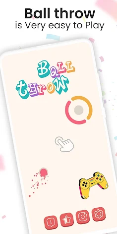 Ball Throw Slingshot Ball Game - Screenshot 1
