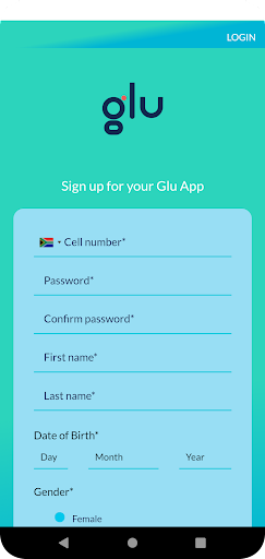 Android application Glu App 2Engage screenshort