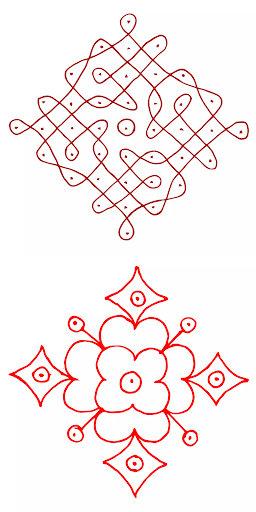 Android application 1000+ Dotted Rangoli Designs screenshort