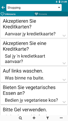 Afrikaans - German screenshot 3