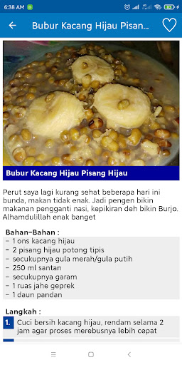 Resep Bubur Kacang Hijau