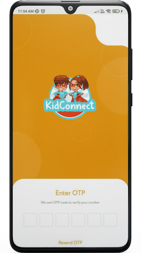 Android application KidConnect - Parent screenshort