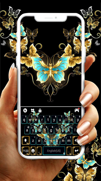 Vintage Golden Butterfly Keybo - 7.0.0_0113 - (Android)