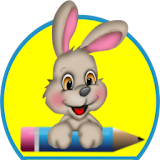 Funny bunny icon