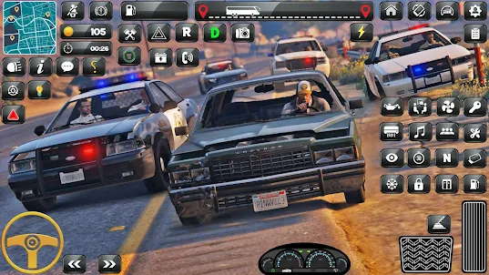 汽車警察遊戲停車3D