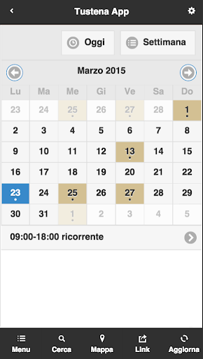 Tustena Mobile App Screen 2
