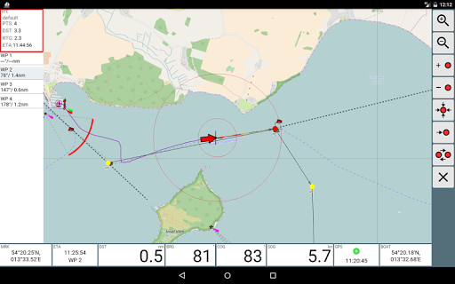 AvNav Navigation Screen 3