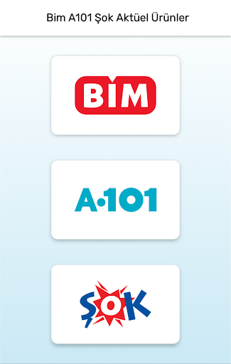 Android application Bim A101 Şok Aktüel Ürünler screenshort